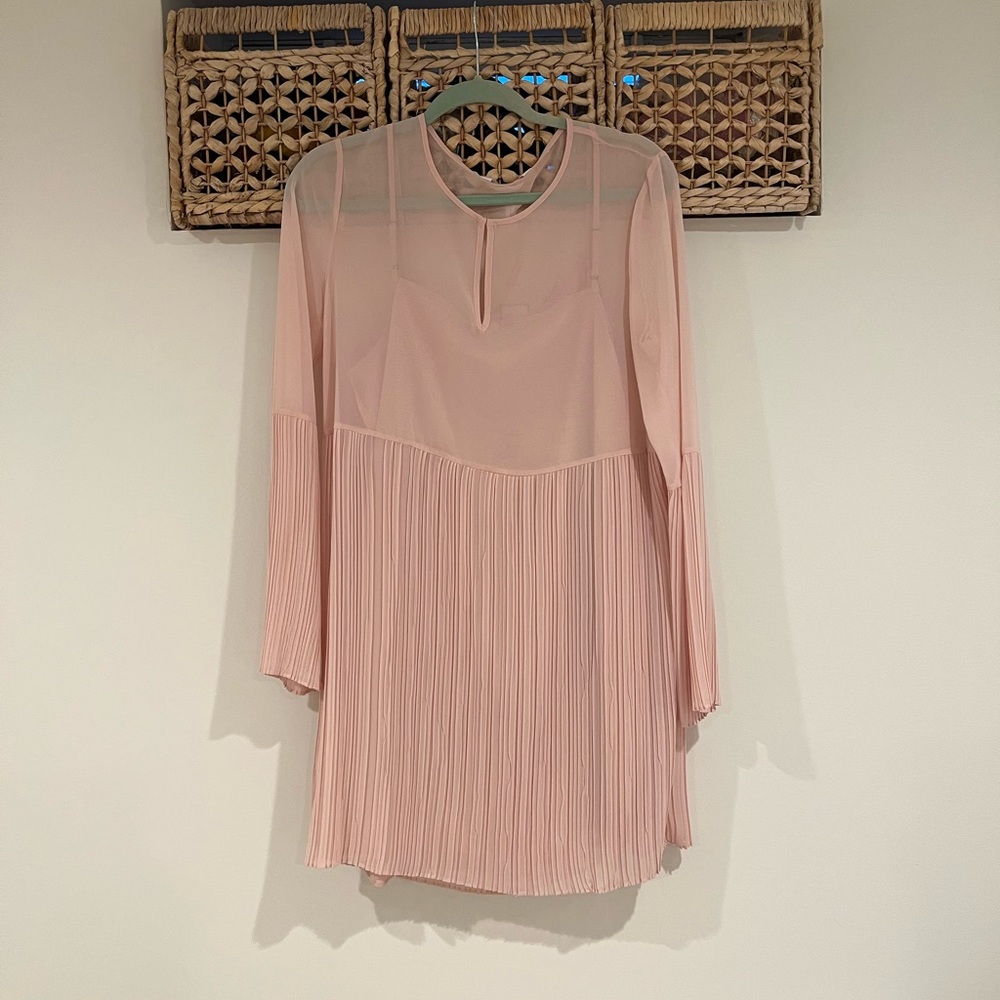 BCBG blush pink dress